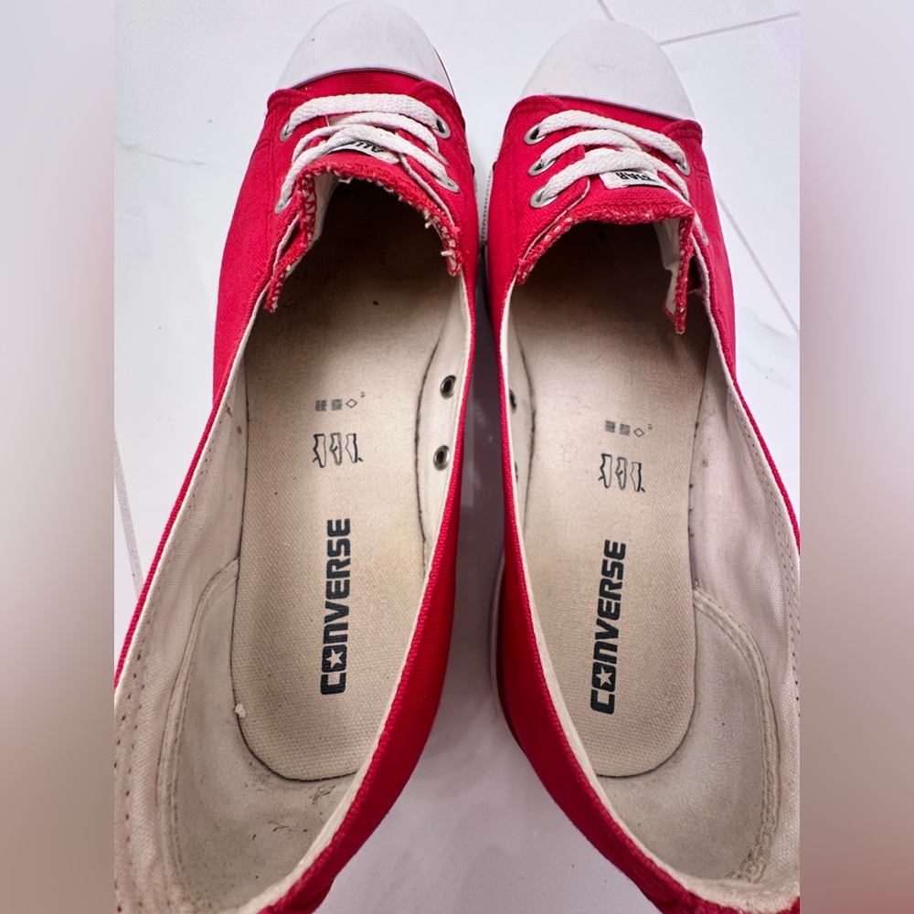 Converse - Womens All Star Ballet Lace Shoes (Chuck Taylor) - Picture 7 of 8